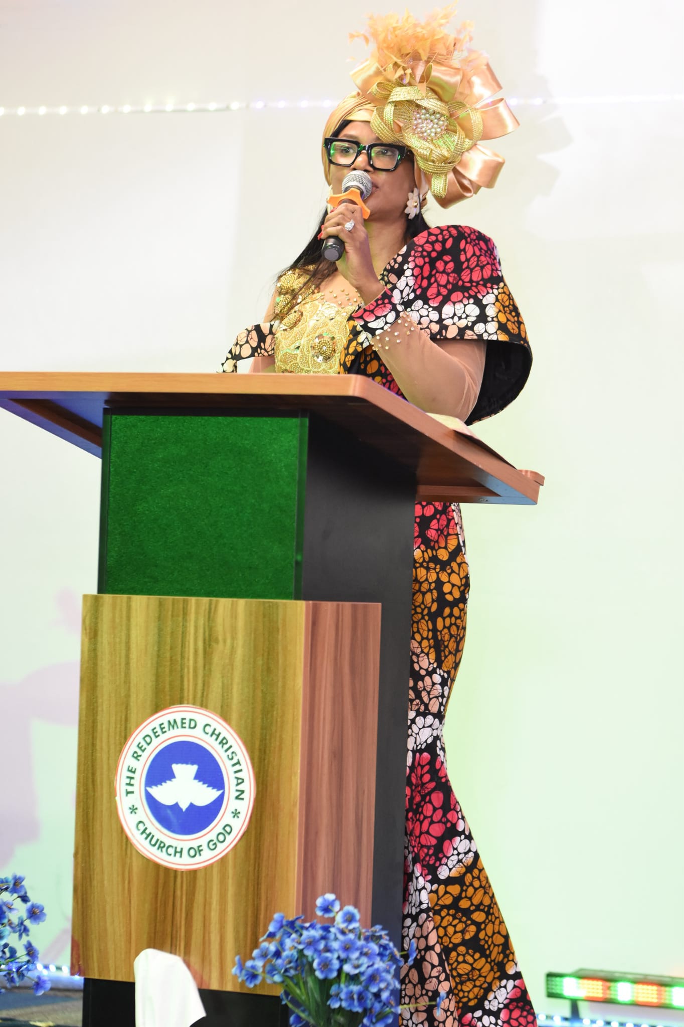 Margaret Antia Okhihan ministering at Mother's Day celebration